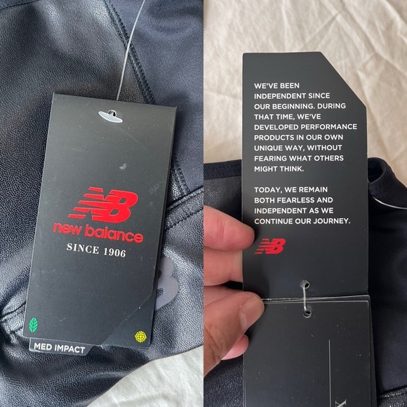 NWT New Balance NB Dry X Sleek Medium Support Sports Bra M - Picture 13 of 16